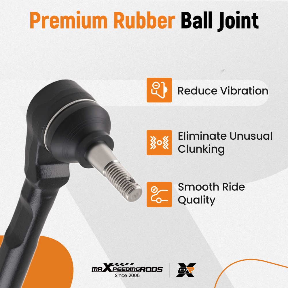 Front Inner Outer Tie Rod Ends compatible for Chevrolet Malibu 2004 2005 2006 2007 - 2012