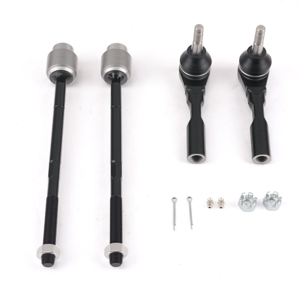 Front Inner Outer Tie Rod Ends compatible for Chevrolet Malibu 2004 2005 2006 2007 - 2012