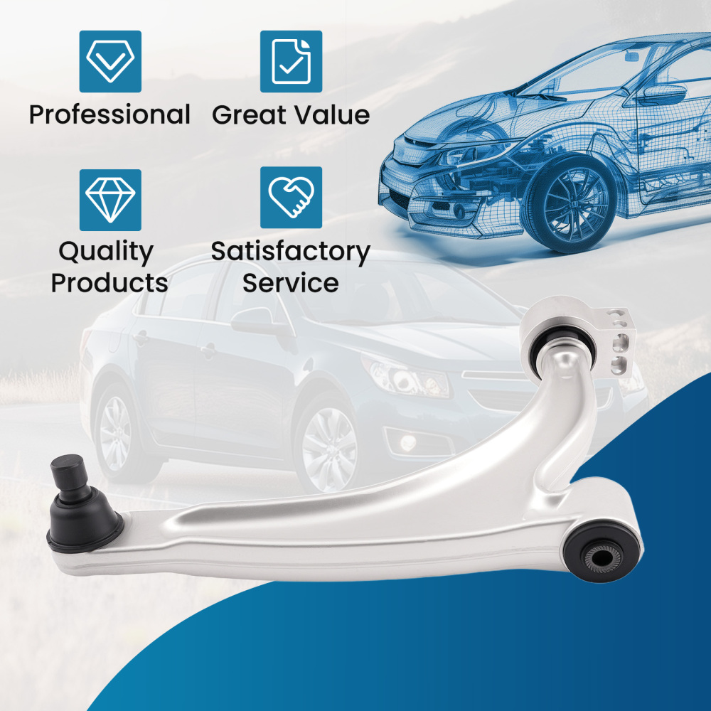 Front Right Lower Control Arm w/Ball Joint For 2004-2012 compatible for Chevy Malibu G6 Aura