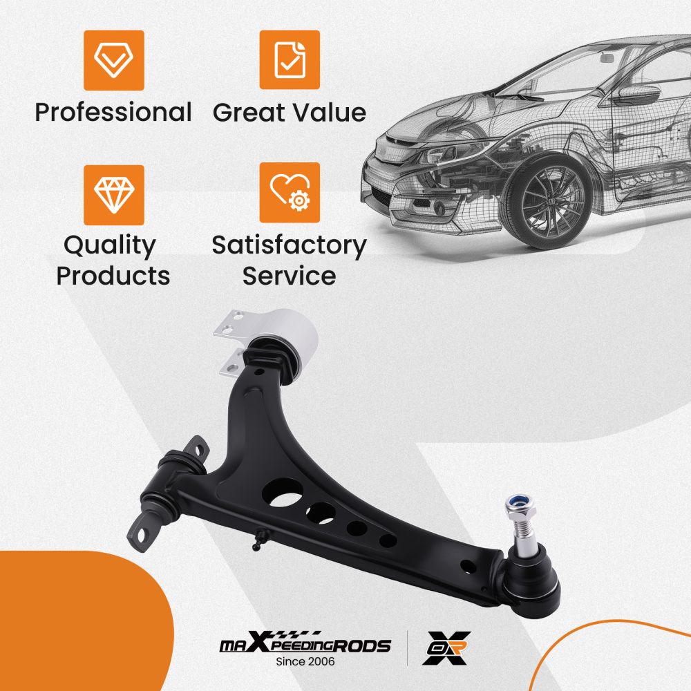 Front Left Lower Control Arm for 16-22 compatible for Chevy Malibu Buick Regal TourX/Sportback
