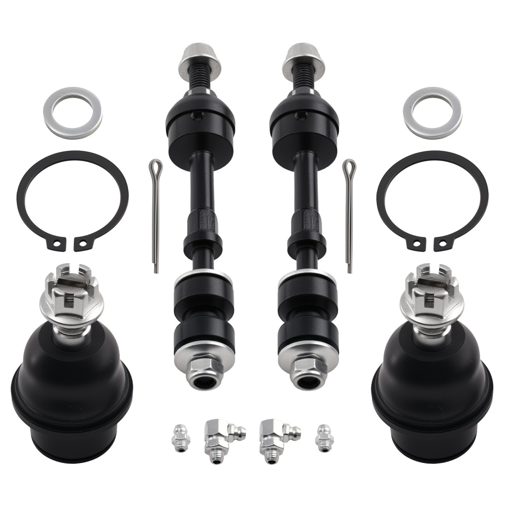 6PC Front Upper Control Arm Lower Ball Joint compatible for Ford F150 2005-2008 2WD K80306