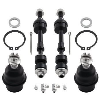6PC Front Upper Control Arm Lower Ball Joint compatible for Ford F150 2005-2008 2WD K80306