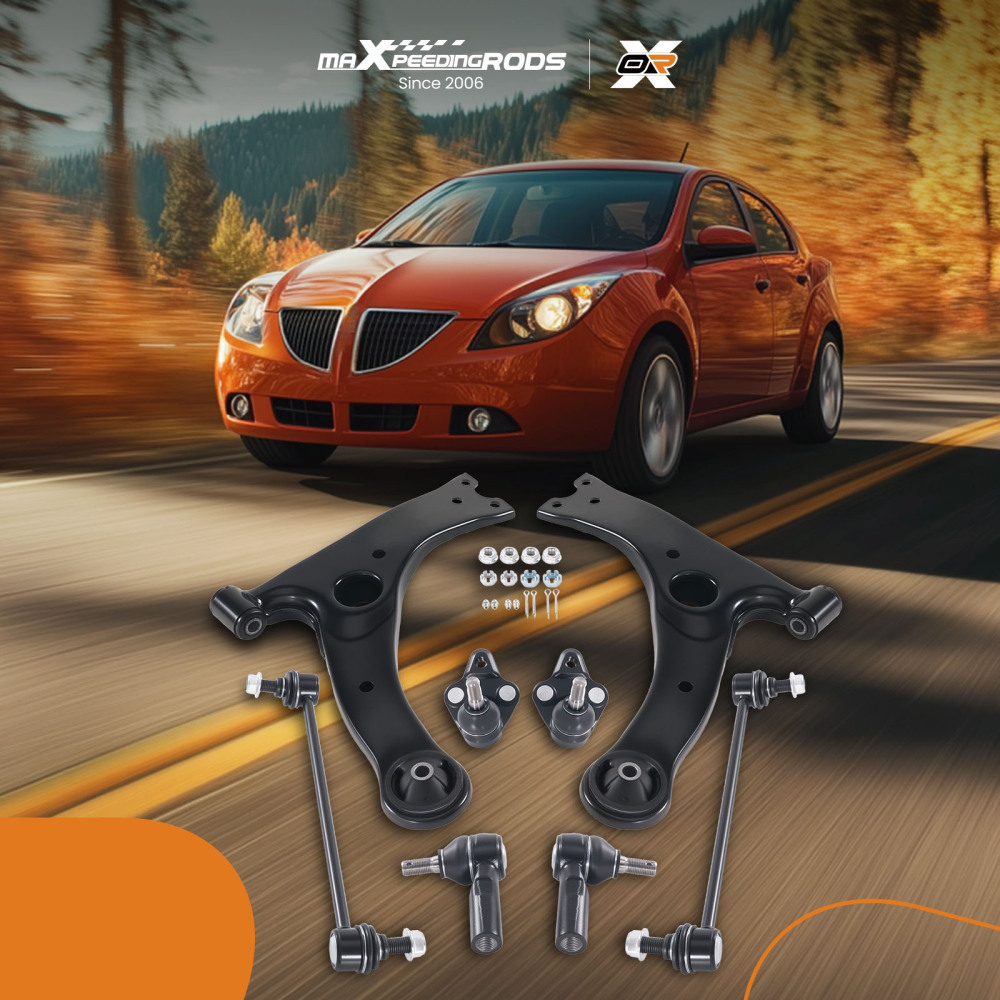 Suspension Kit Front Lower Control Arms compatible for Toyota Matrix 2003 - 2008 All Models