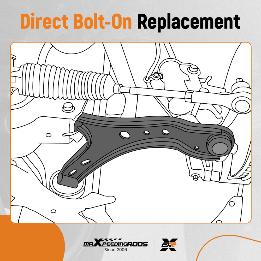Suspension Kit Front Lower Control Arms compatible for Toyota Matrix 2003 - 2008 All Models