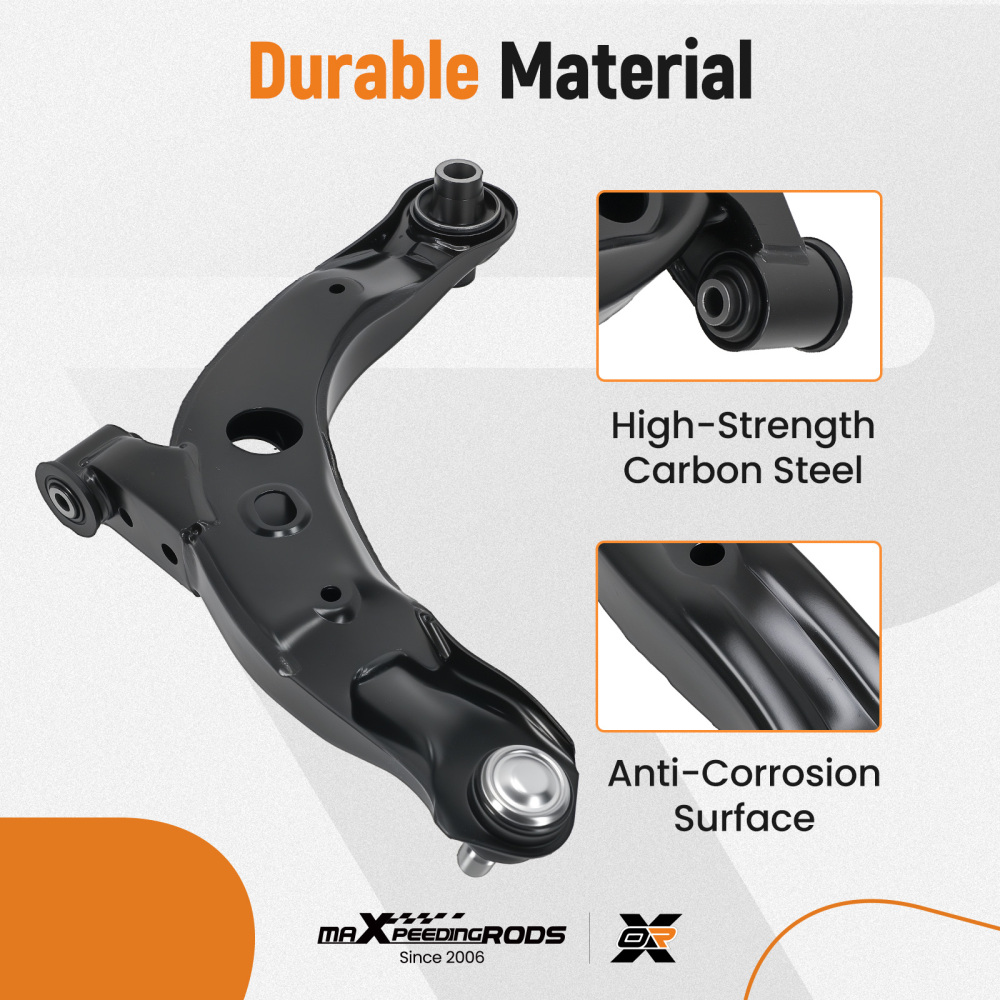 1pc Front Lower Passenger Side Control Arm compatible for Mazda MPV 00-06 K620339 Right