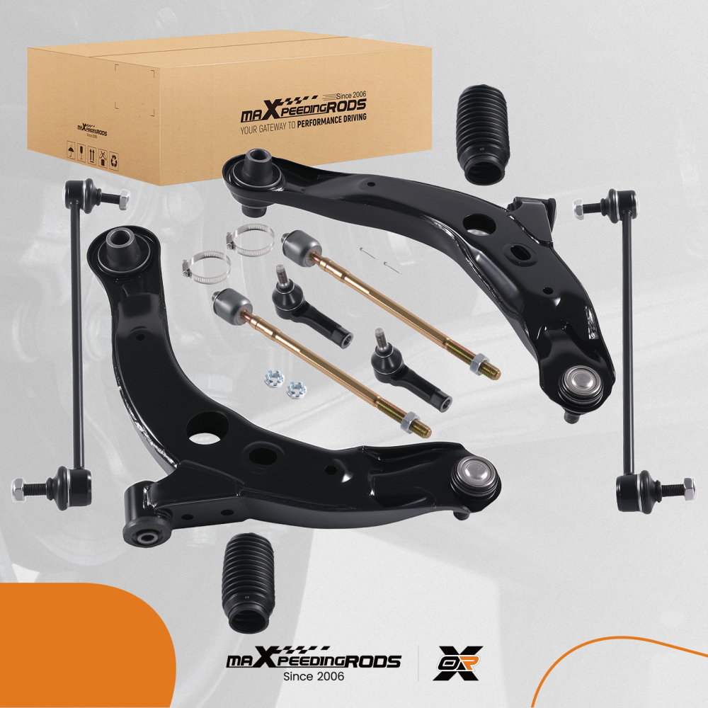 Front Lower Control Arm w/Ball Joint Sway Bar Link compatible for MAZDA MPV 2001-06 K620339