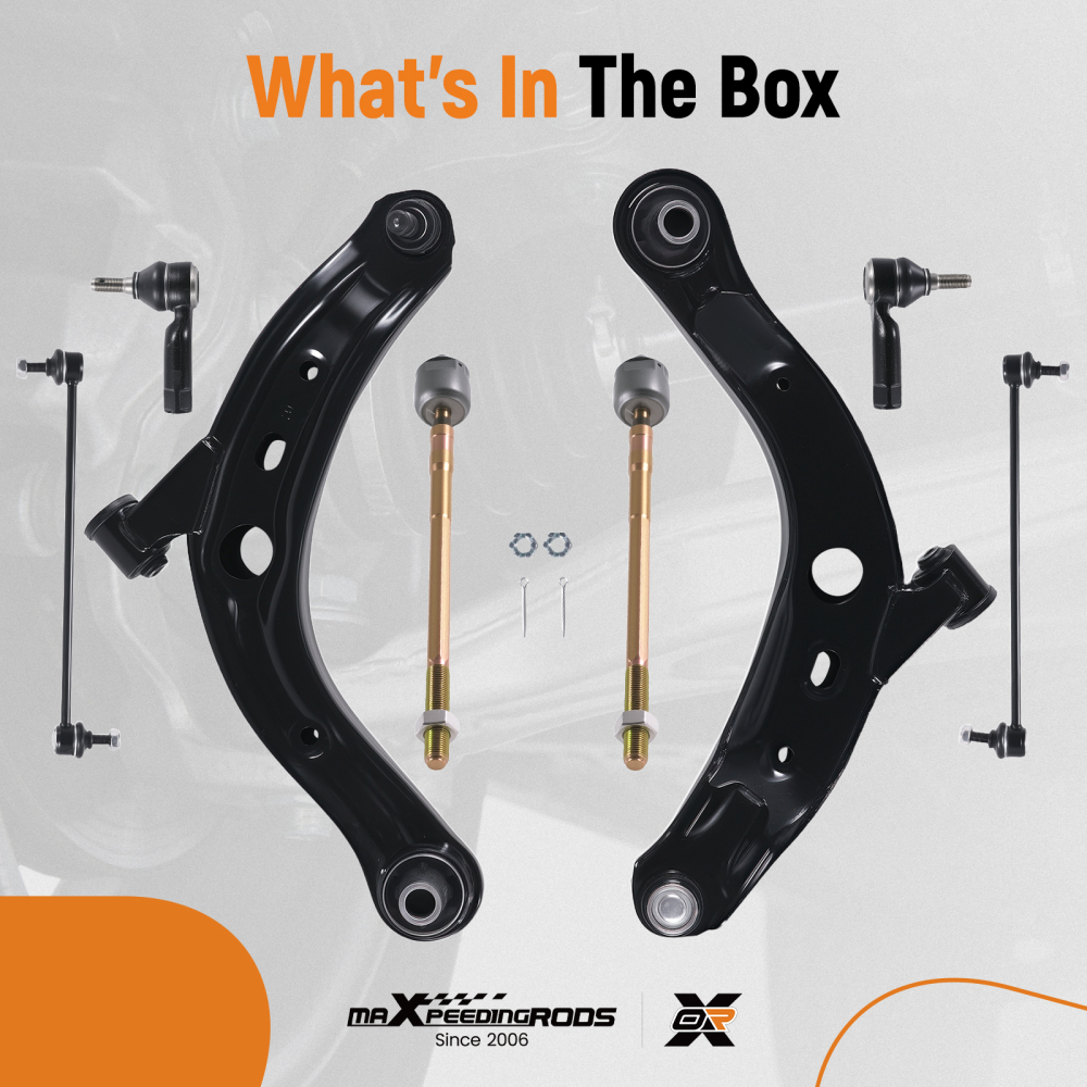 Front Lower Control Arm w/Ball Joint Sway Bar Link compatible for MAZDA MPV 01-2006 K620339