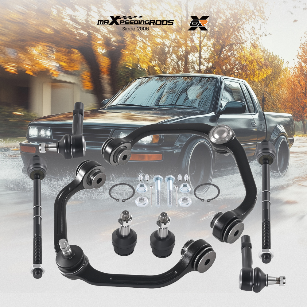 Front Upper Control Arm Lower Ball Joint TieRod compatible for Ranger Mazda B2500 1998-2011