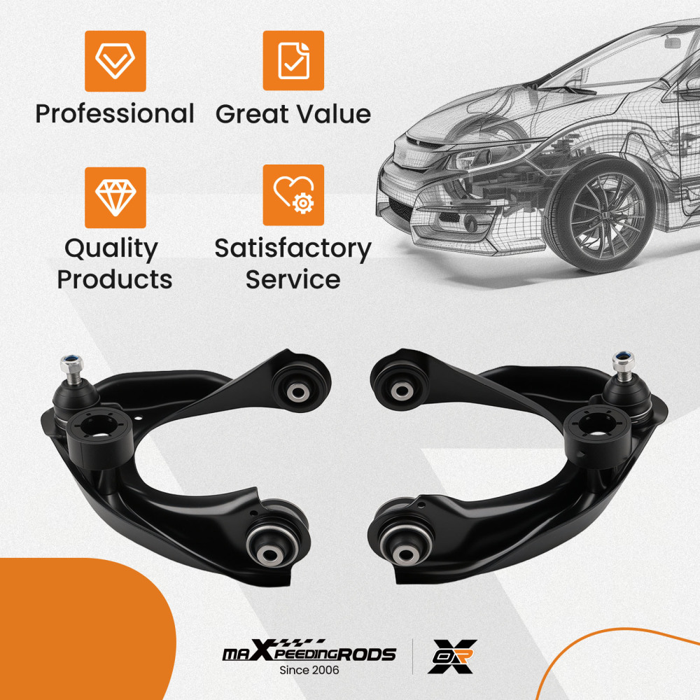 8x Front Upper Lower Control Arm Ball Joint Sway Bar Link For Fusion MKZ 07-2010
