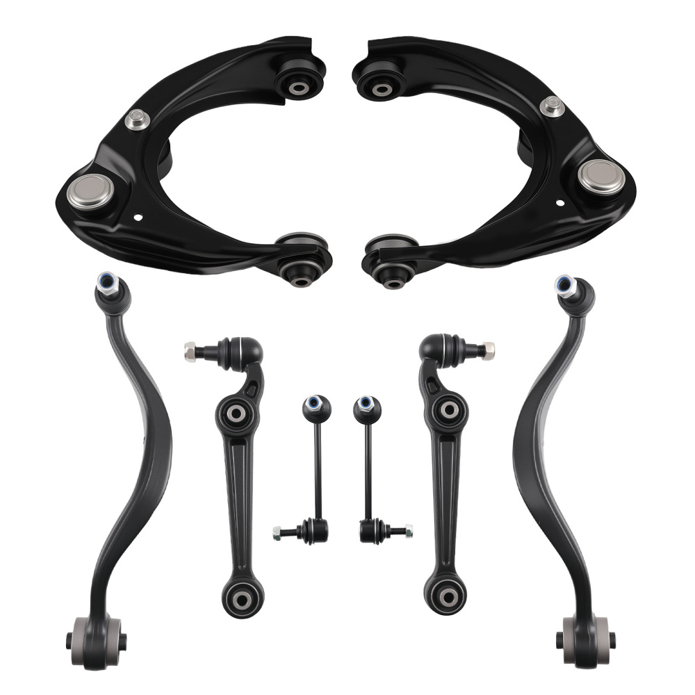 8x Front Upper Lower Control Arm Ball Joint Sway Bar Link For Fusion MKZ 07-2010