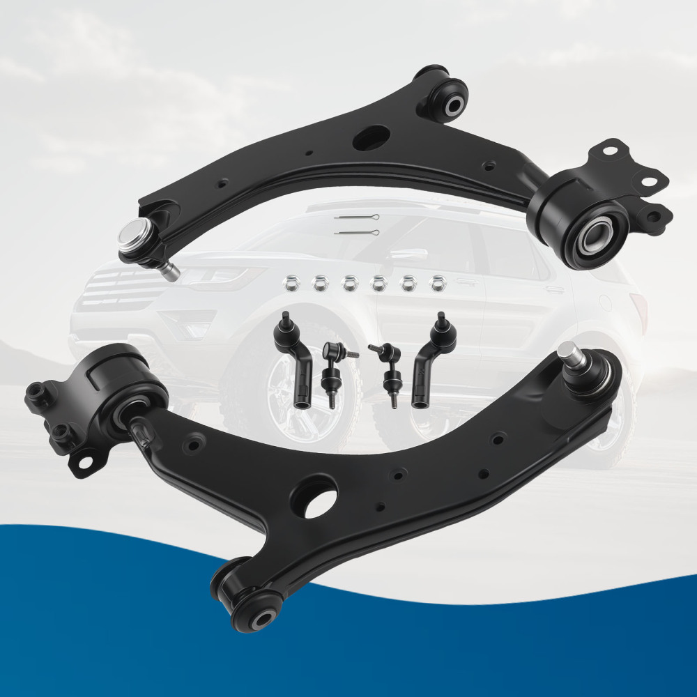 6 Piece Front Control Arm Rear Sway Bar End Link Kit compatible for Mazda 3 5 2004-2015