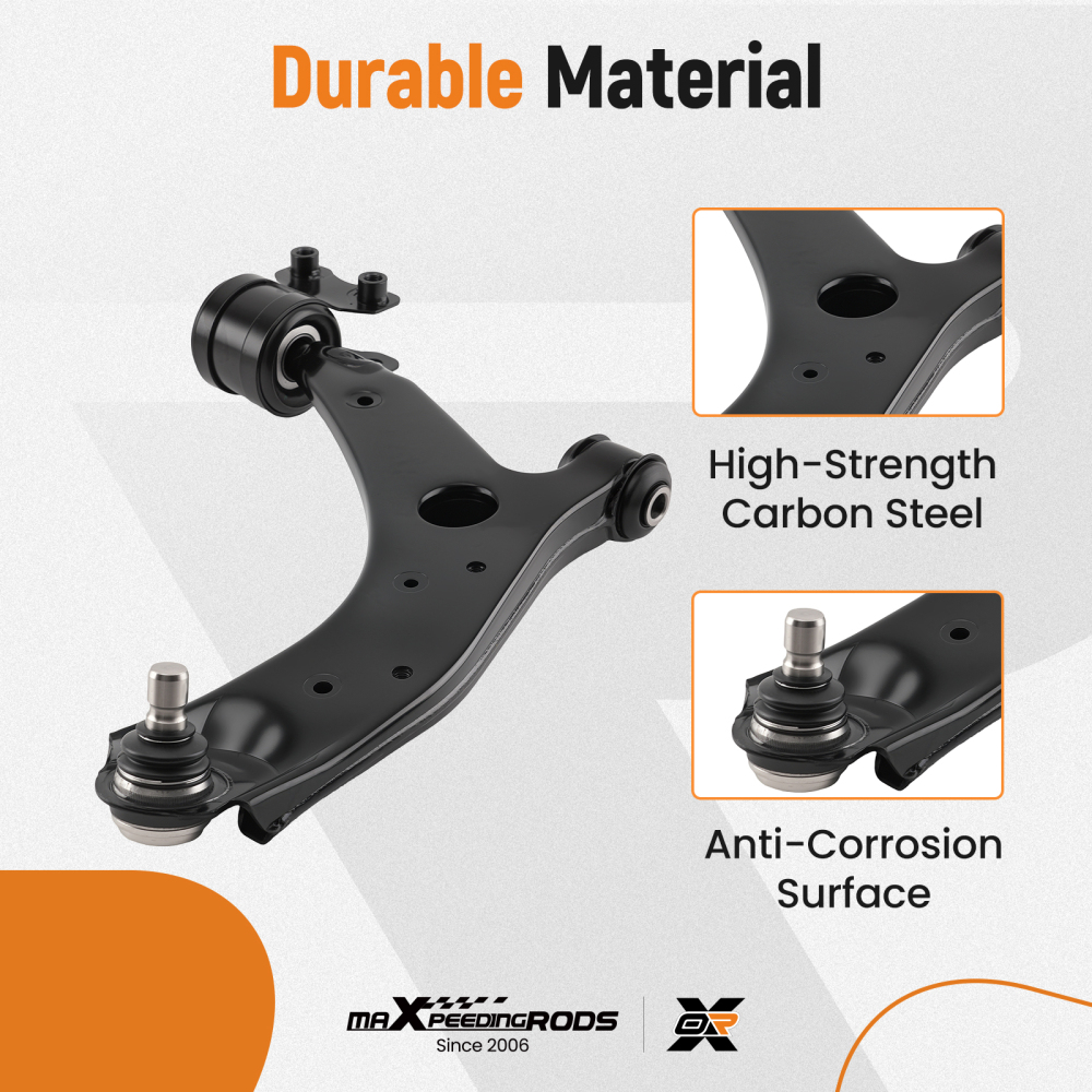 1x Front Lower Right Control Arm w/ Ball Joint compatible for Mazda 3 5 2004-2017 2009