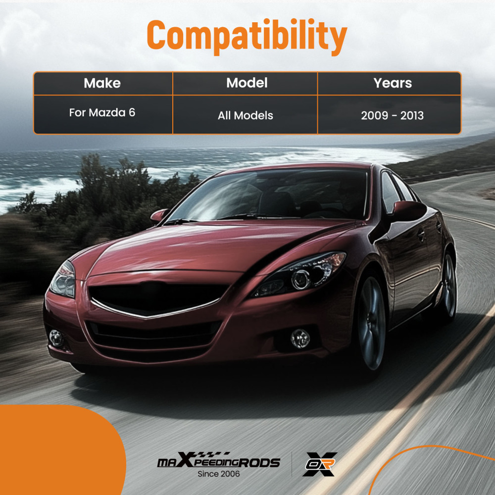 Front Lower Left Control ArmBall Joint compatible for Mazda 6 2009-2013 K622045 Driver