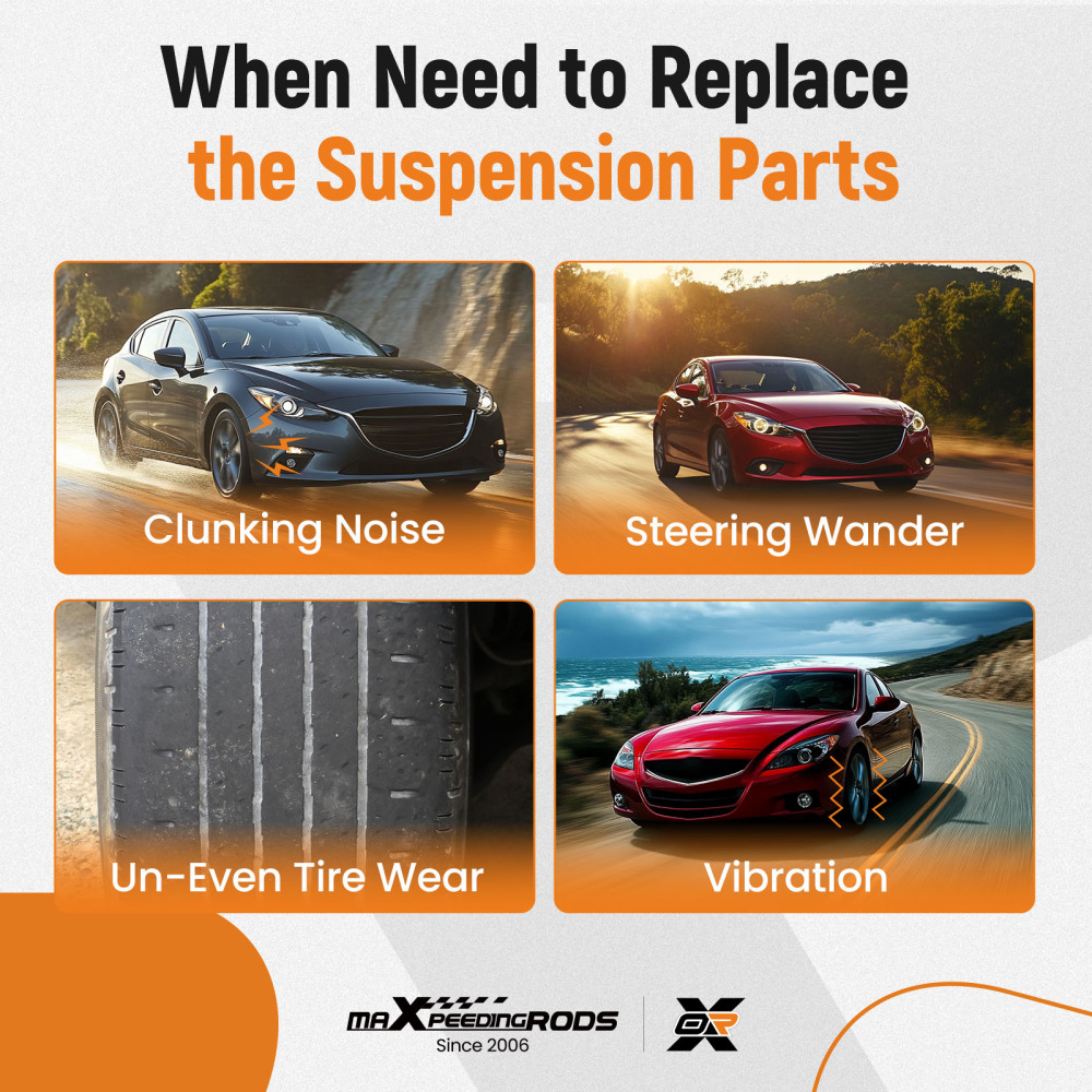 Front Lower Left Control ArmBall Joint compatible for Mazda 6 2009-2013 K622045 Driver