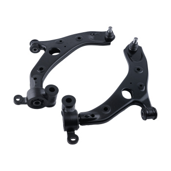 4x Front Lower Control Arm +Ball Joint Sway Bar Link compatible for MAZDA 6 CX-5 2013-2019