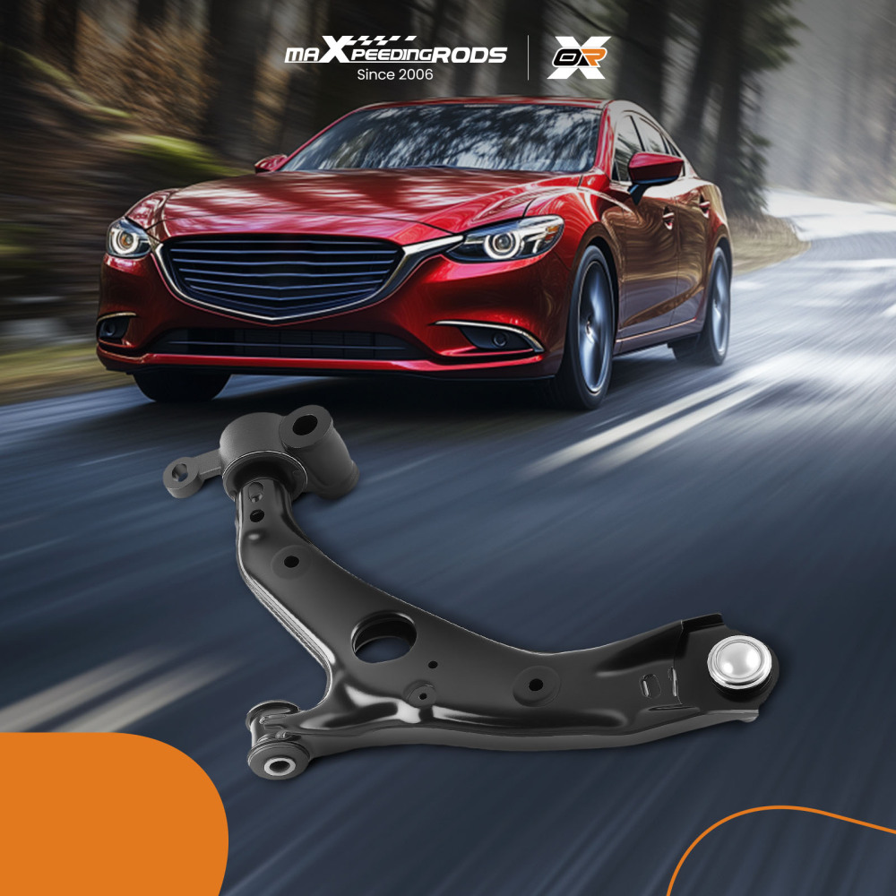 Front Right Lower Control Arm w/ Ball Joint Assembly Compatible for Mazda 6 CX-5 2013-2016