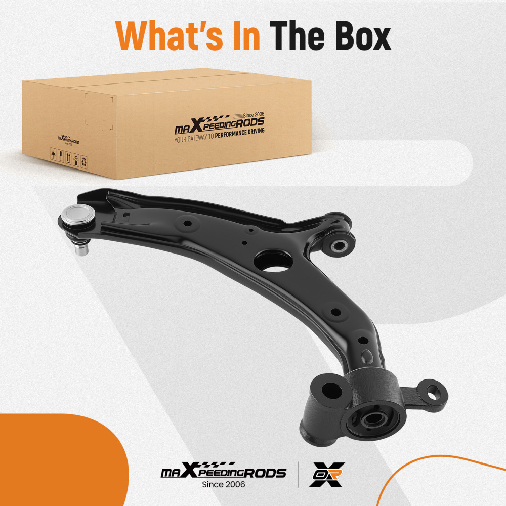 Front Right Lower Control Arm w/ Ball Joint Assembly Compatible for Mazda 6 CX-5 2013-2016