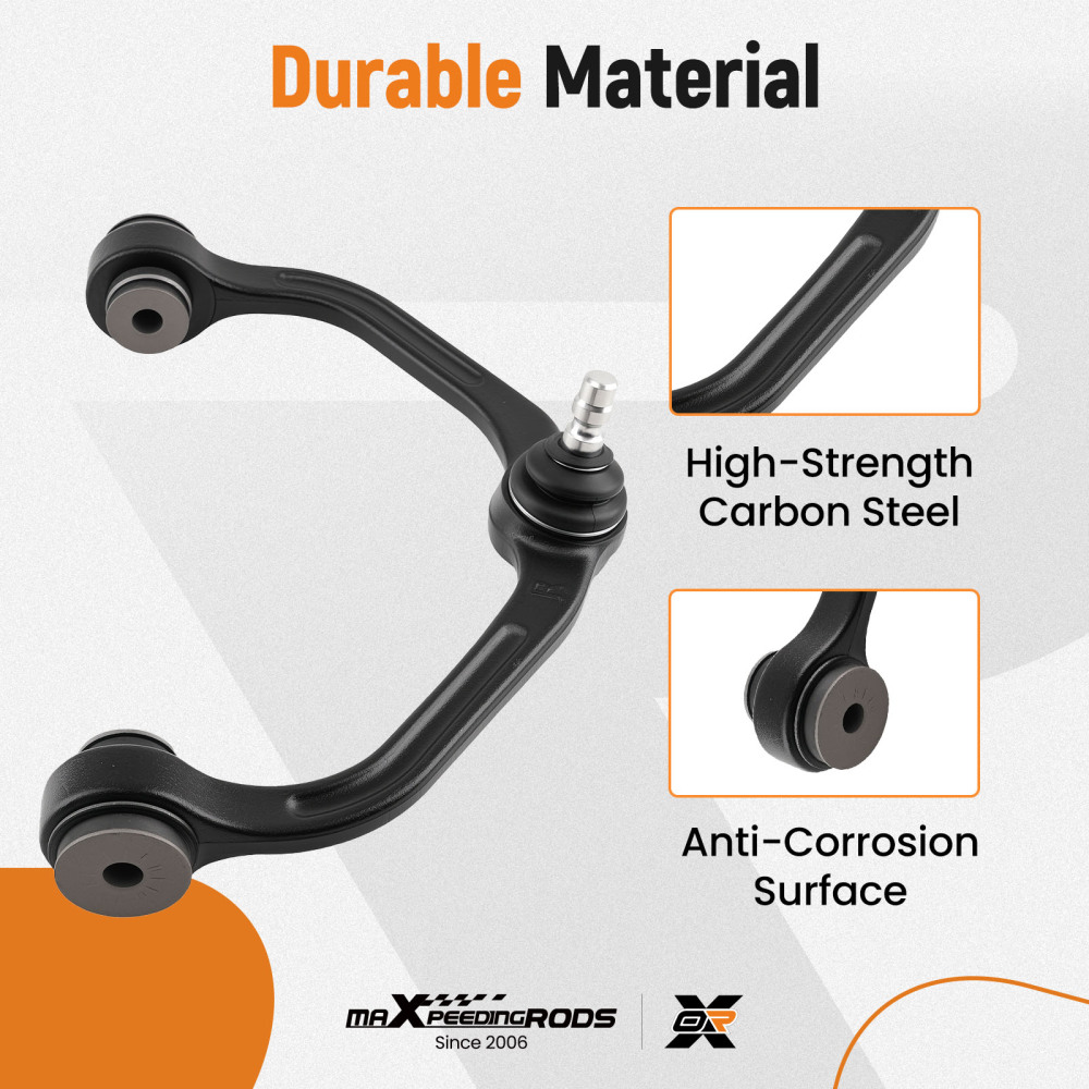 1x Front Upper Right Control Arm compatible for FORD RANGER 2WD 1998-2011 compatible for MAZDA B2300/B2500