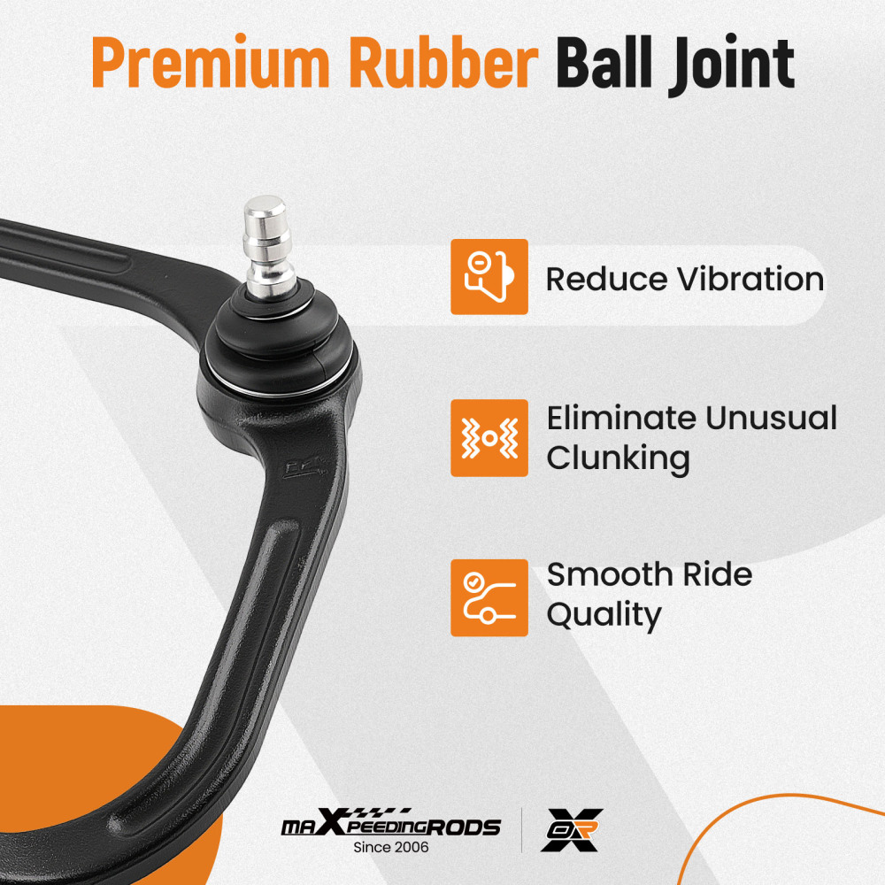 1x Front Upper Right Control Arm compatible for FORD RANGER 2WD 1998-2011 compatible for MAZDA B2300/B2500