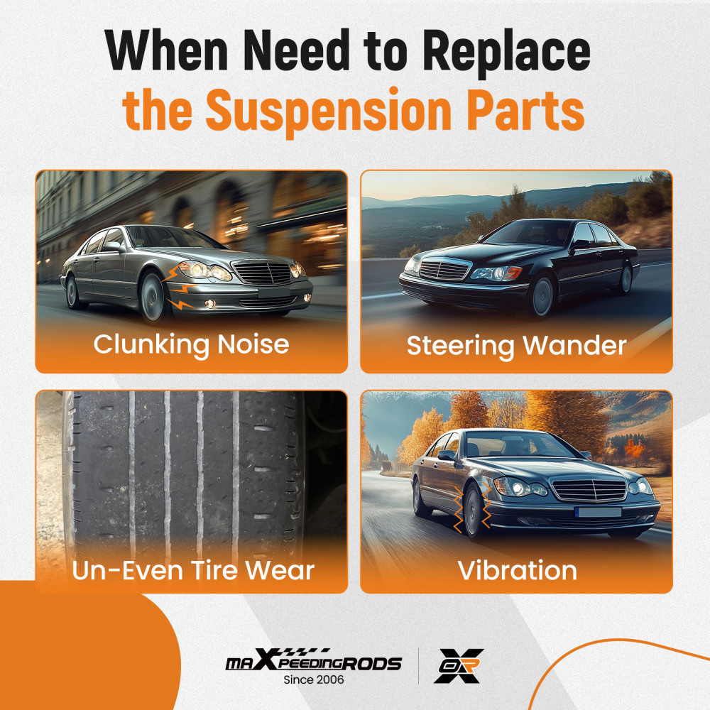 Front Lower Rearward Control Arm compatible for Mercedes-Benz S350 S430 S500 00-06 MS10137