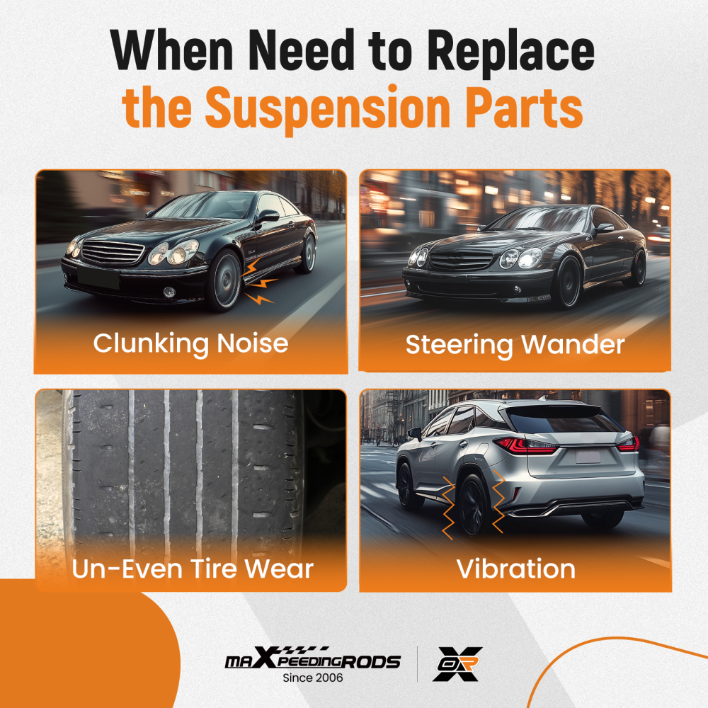 8X FRONT UPPER+LOWER WISHBONE CONTROL ARM SET compatible for MERCEDES-BENZ CL203 S203 W203