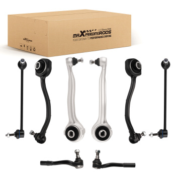 8X FRONT UPPER+LOWER WISHBONE CONTROL ARM SET compatible for MERCEDES-BENZ CL203 S203 W203