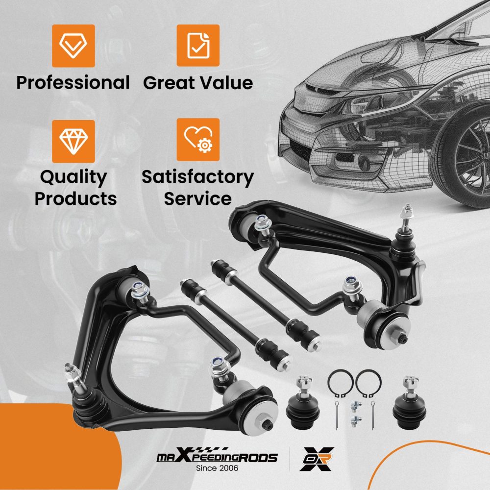 6x Front Upper Control Arm Lower Ball Joint for Explorer Mountaineer 2002-2005