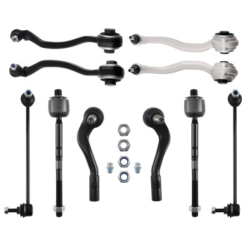 10pc Lower Control Arm Swaybar Tierod compatible for Mercedes Benz CLK500/CLK550 2001-2009