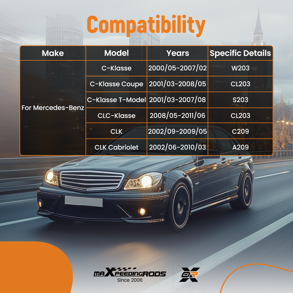 BRACCIO DI CONTROLLO ANTERIORE DESTRO INFERIORE compatibile per MERCEDES C-CLASS W203 S203