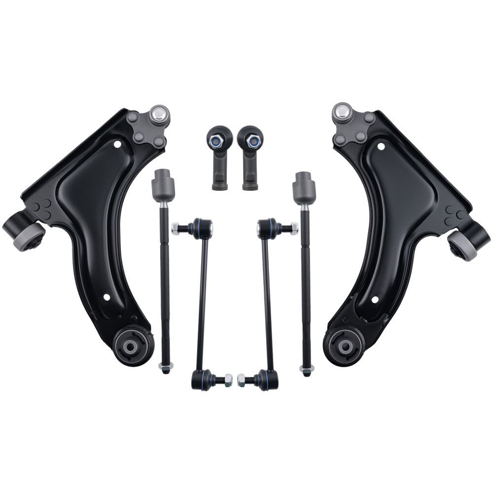 8X BRACCI DI CONTROLLO ANTERIORI SINISTRO + DESTRO compatibile per OPEL MERIVA X03 2003-2010