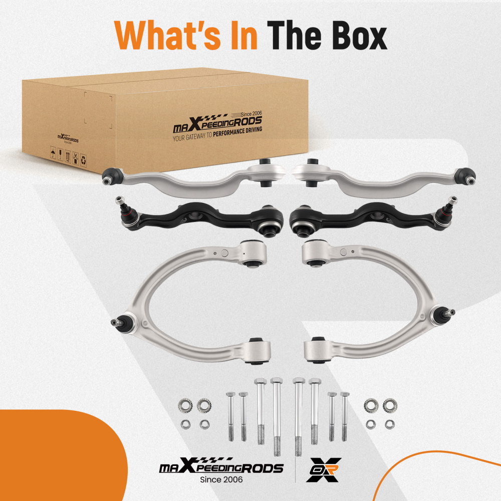 JUEGO DE 6 BRAZOS DE CONTROL DELANTERO compatible para MERCEDES-BENZ CLASE S V221 W221 COUPÉ