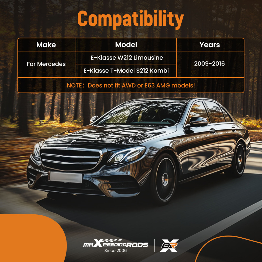 BRACCI DI SOSPENSIONE ANTERIORI E GIUNTI SFERICI compatibile per MERCEDES E-KLASSE W212 S212