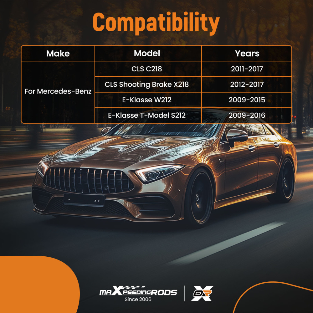 BRACCIO DI CONTROLLO POSTERIORE ANTERIORE compatibile per MERCEDES CLS C218 X218 W212 S212