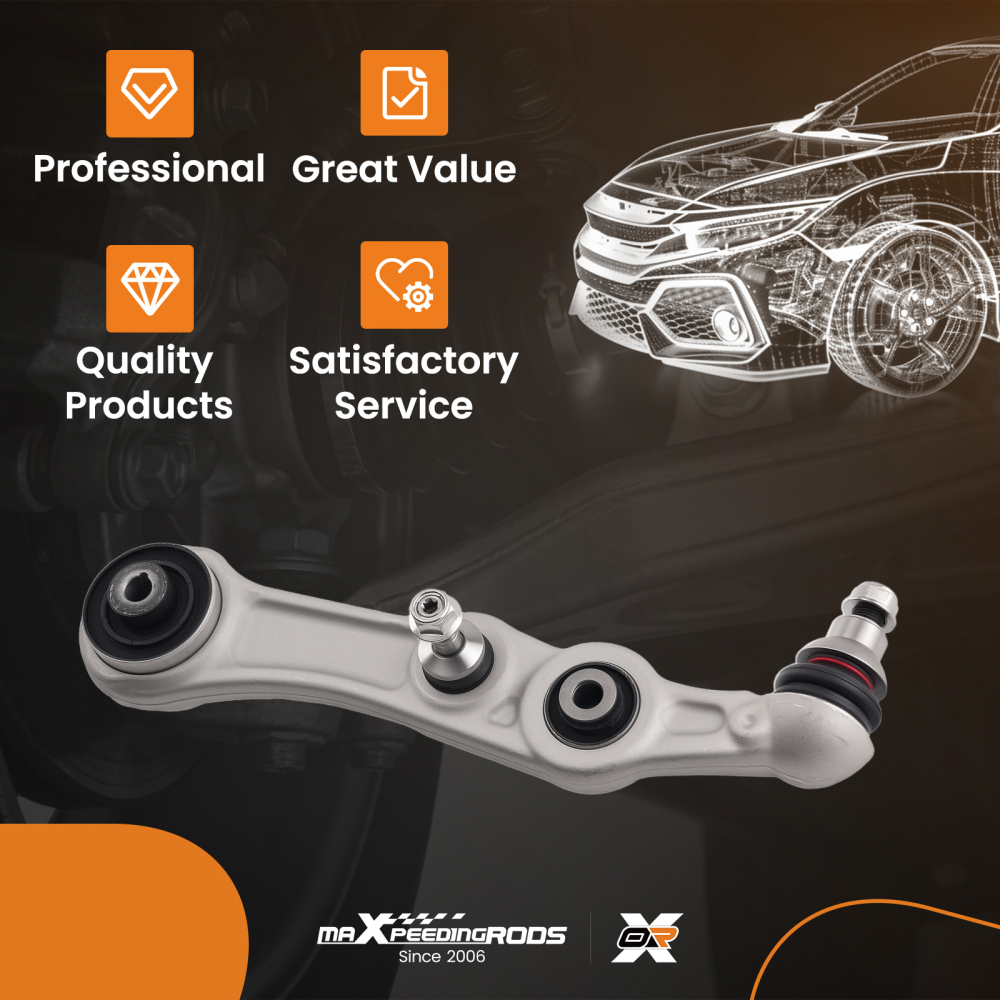 BRACCI DI CONTROLLO ANTERIORE INFERIORE DESTRO compatibile per MERCEDES CLASSE C/E W205 W213