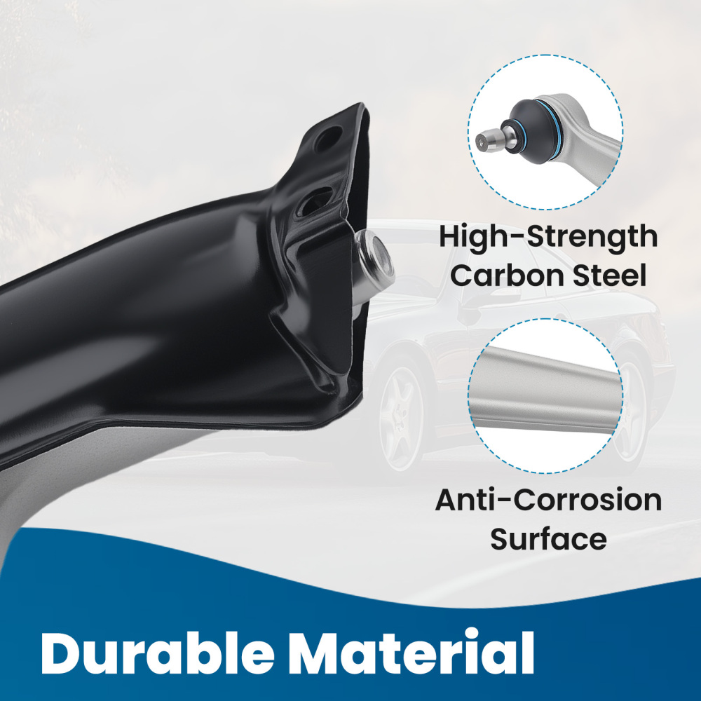 Front Upper Control Arm + Ball Joint compatible for Mercedes 500SEL 1992-1993 K90420 K90421