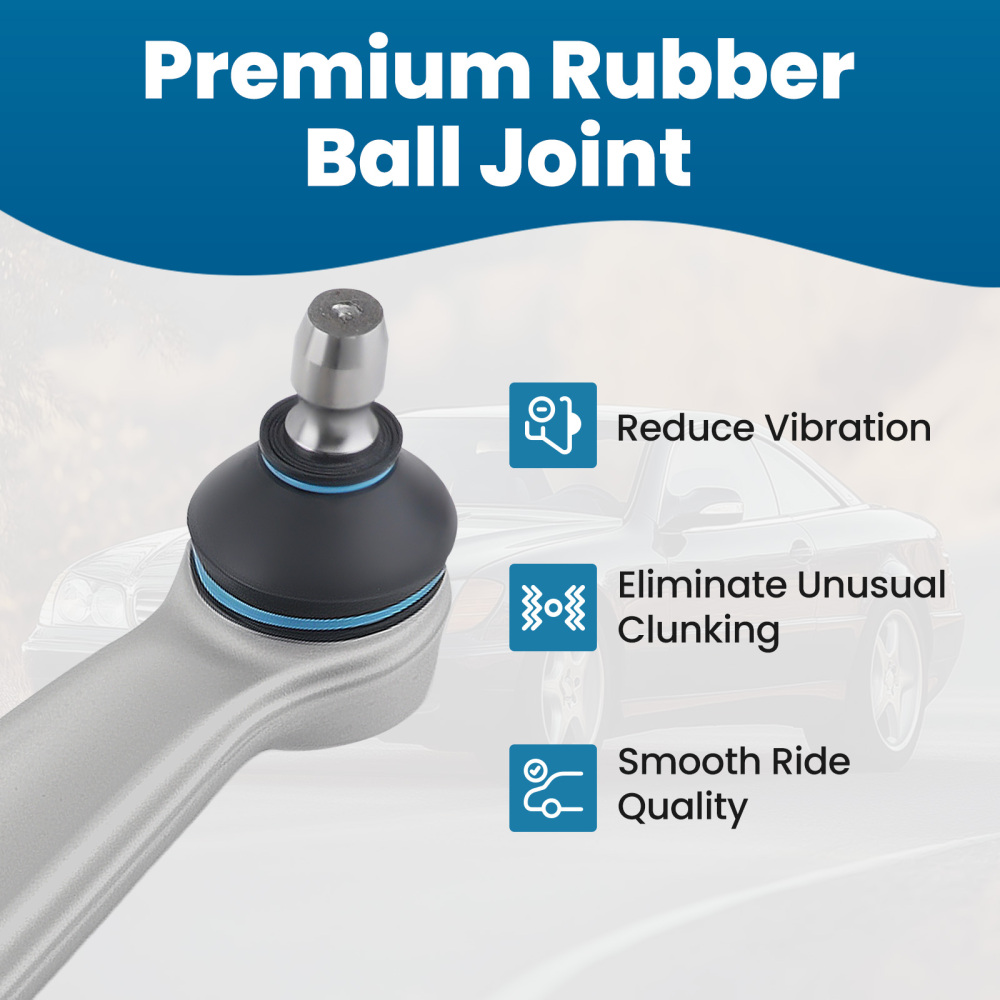 Front Upper Control Arm + Ball Joint compatible for Mercedes 500SEL 1992-1993 K90420 K90421