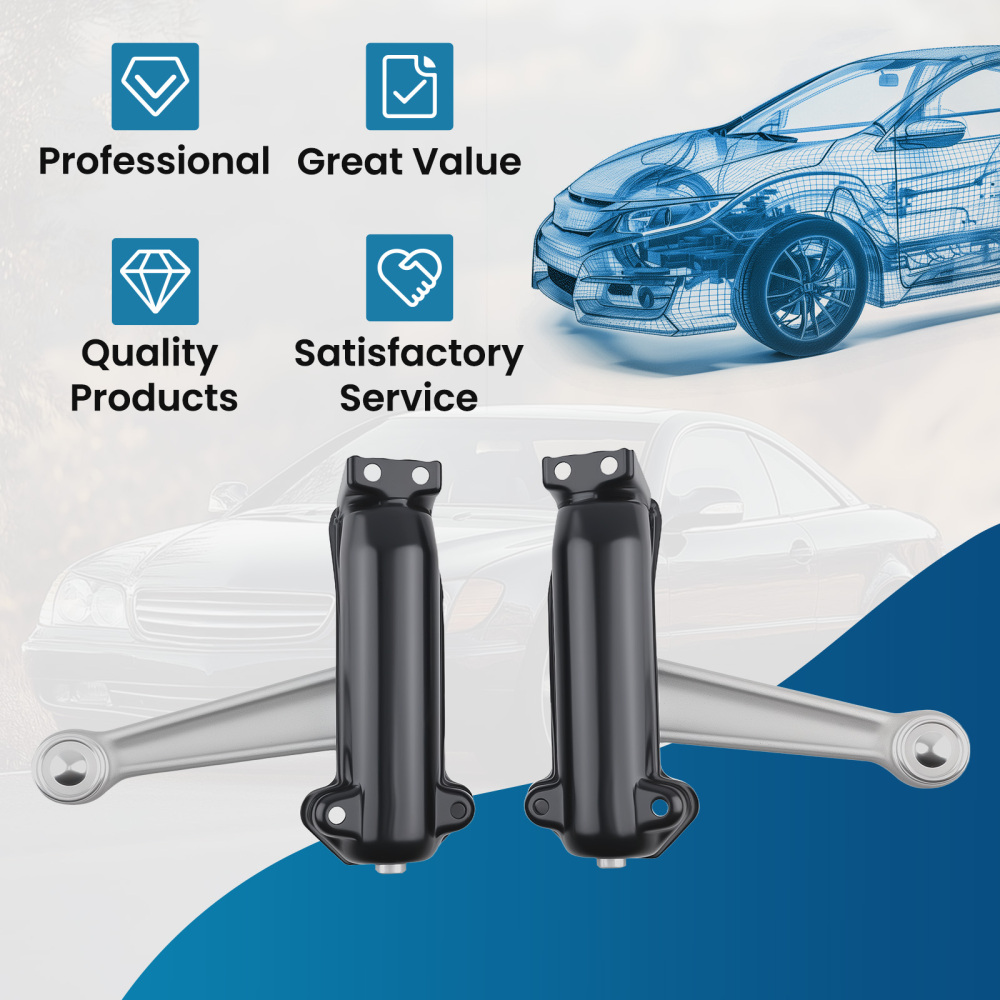 Front Upper Control Arm + Ball Joint compatible for Mercedes 500SEL 1992-1993 K90420 K90421