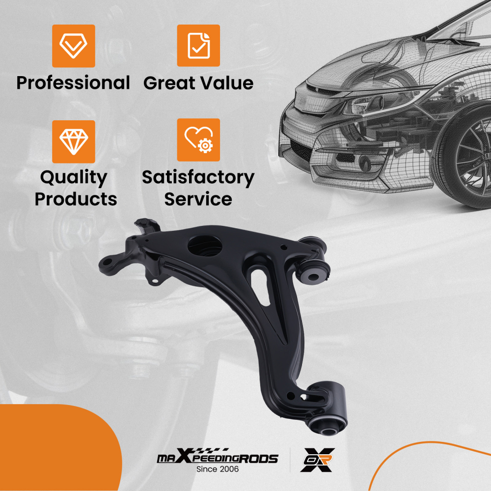 Front Lower Control Arm compatible for Mercedes-Benz C230 C280 C36 CLK55 SLK230 K620085