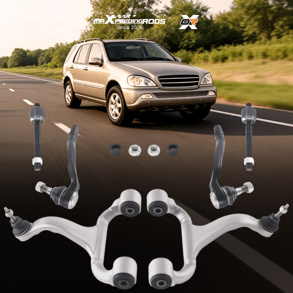 Front Upper Control Arm Tie Rods compatible for Mercedes-Benz ML320 ML350 ML500 1998-2005