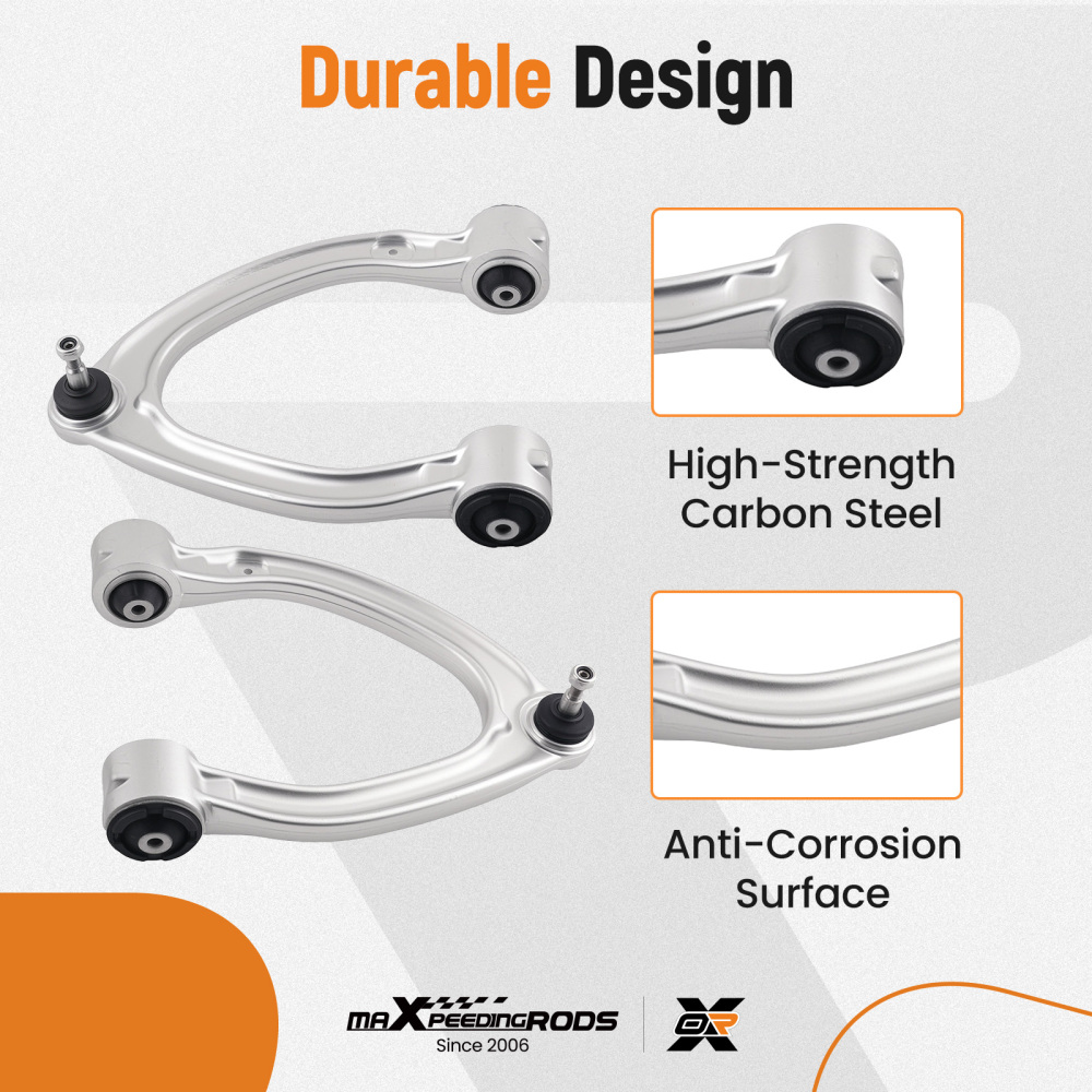 14X FRONT SUSPENSION CONTROL ARMS WISHBONE LEFT+RIGHT compatible for MERCEDE W220 W221 W222