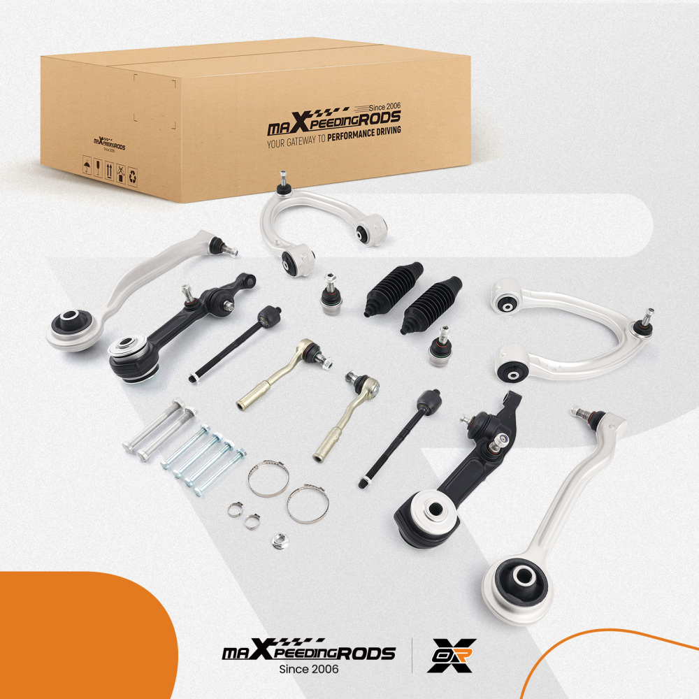 14X FRONT SUSPENSION CONTROL ARMS WISHBONE LEFT+RIGHT compatible for MERCEDE W220 W221 W222