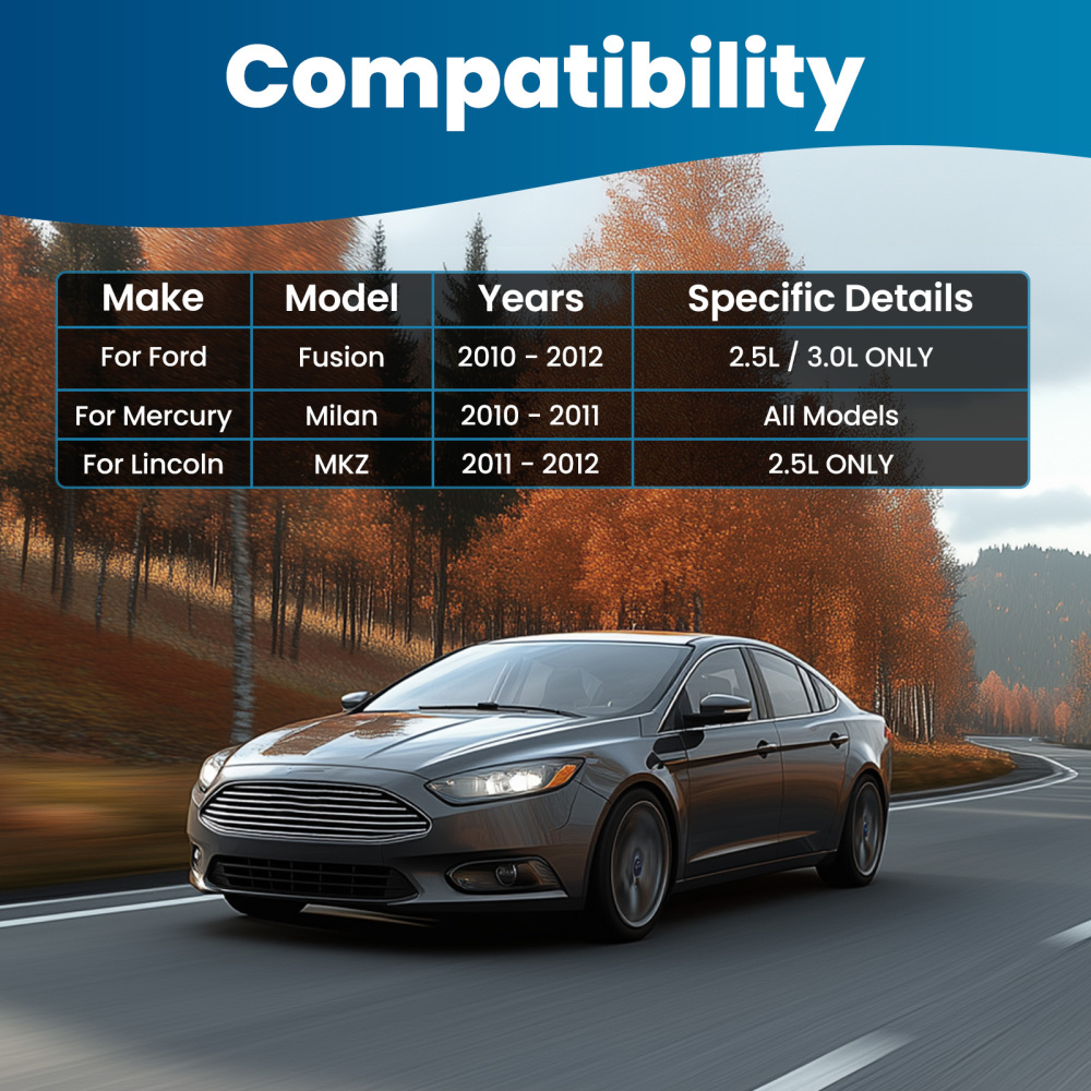 12pc Front Lower Control Arms Ball Joints Sway Bars compatible for Ford Fusion 2010 - 2012