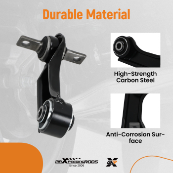 Rear Upper Forward Control Arm Assembly compatible for Mitsubishi Mirage 1993-2002