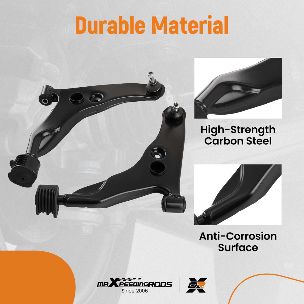Front Lower Control Arms w/Ball Joints for 1997 1998 1999-2002 compatible for Mitsubishi Mirage