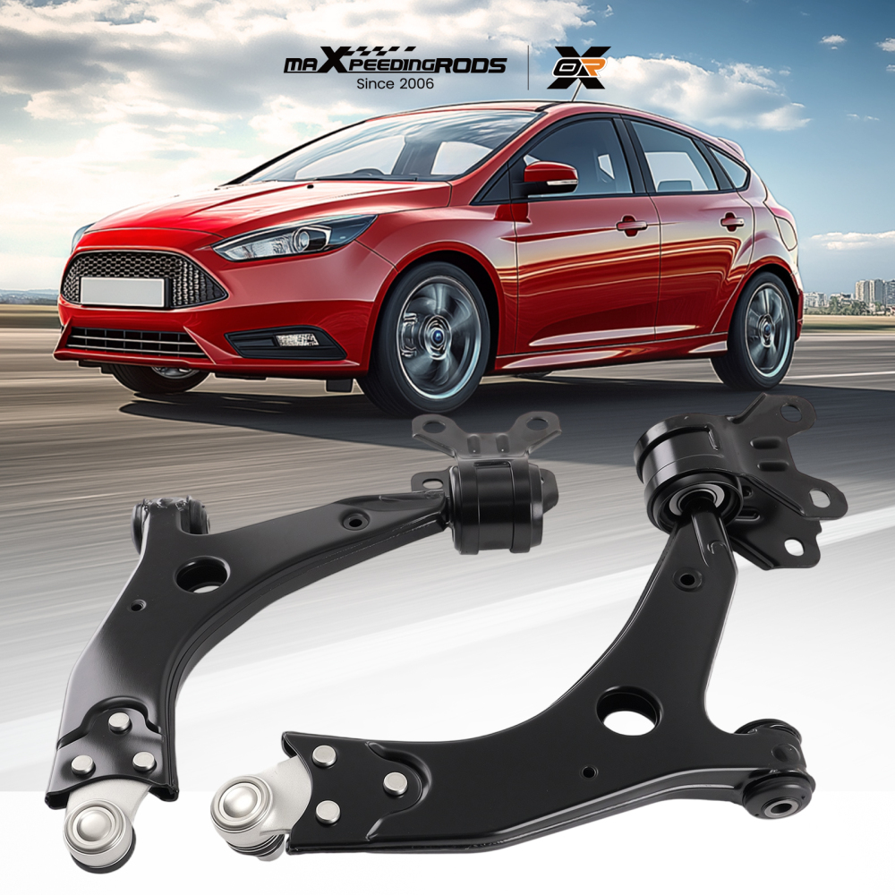 2X FRONT LOWER WISHBONE CONTROL ARMS RIGHT + LEFT compatible for FORD FOCUS MK3 2011-2015