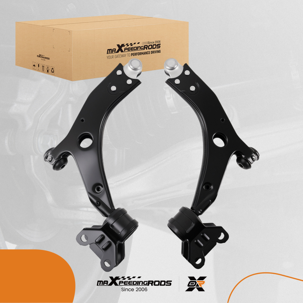 2X FRONT LOWER WISHBONE CONTROL ARMS RIGHT + LEFT compatible for FORD FOCUS MK3 2011-2015