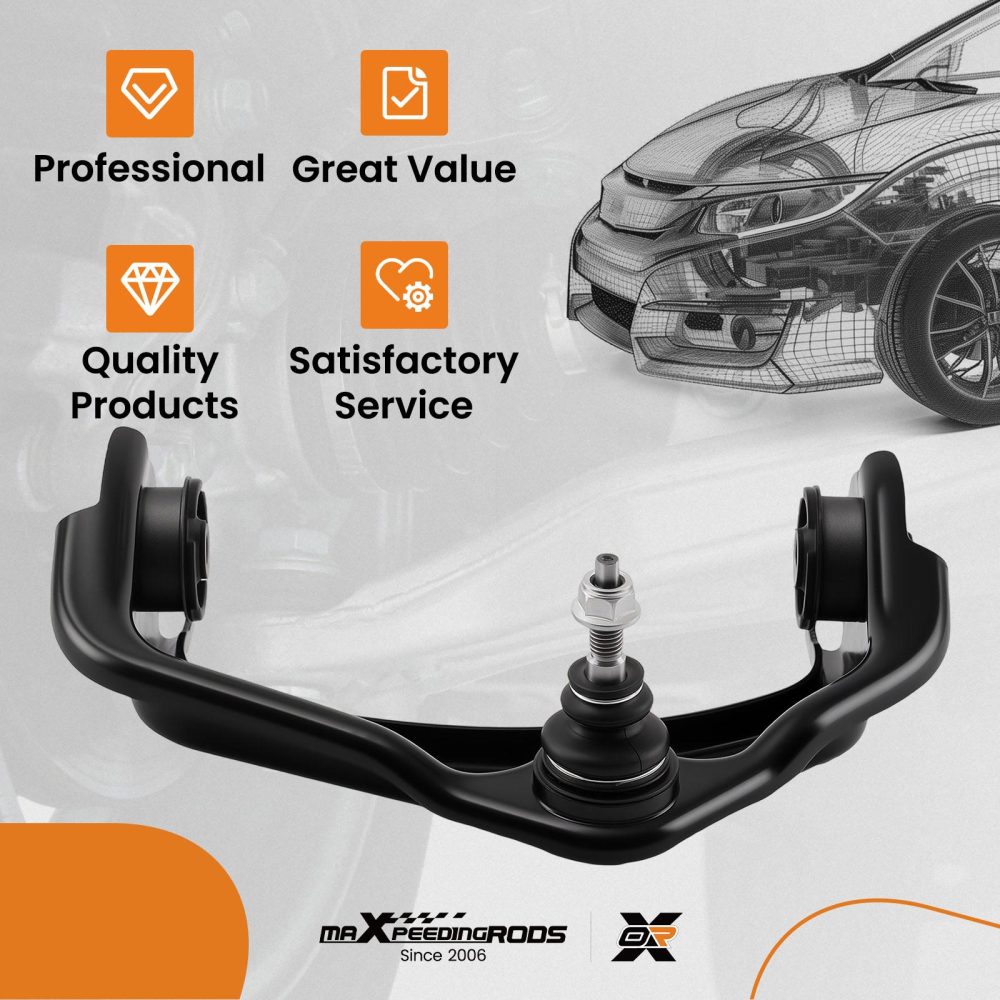 Front Upper Right Control Arm + Ball Joint compatible for Ford Explorer 2007-2010 RK80722