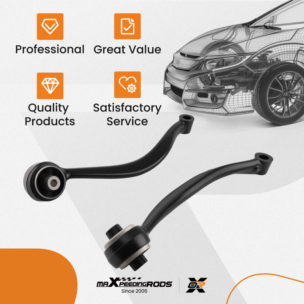 2pc Front Lower Forward Control Arm compatible for BMW X3 2011-2017 X4 2015-2018 Left Right