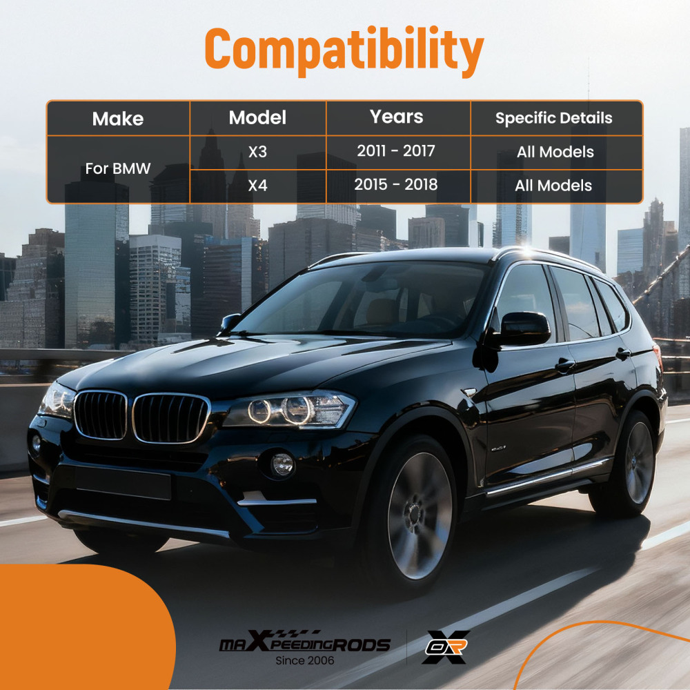 2pc Front Lower Forward Control Arm compatible for BMW X3 2011-2017 X4 2015-2018 Left Right