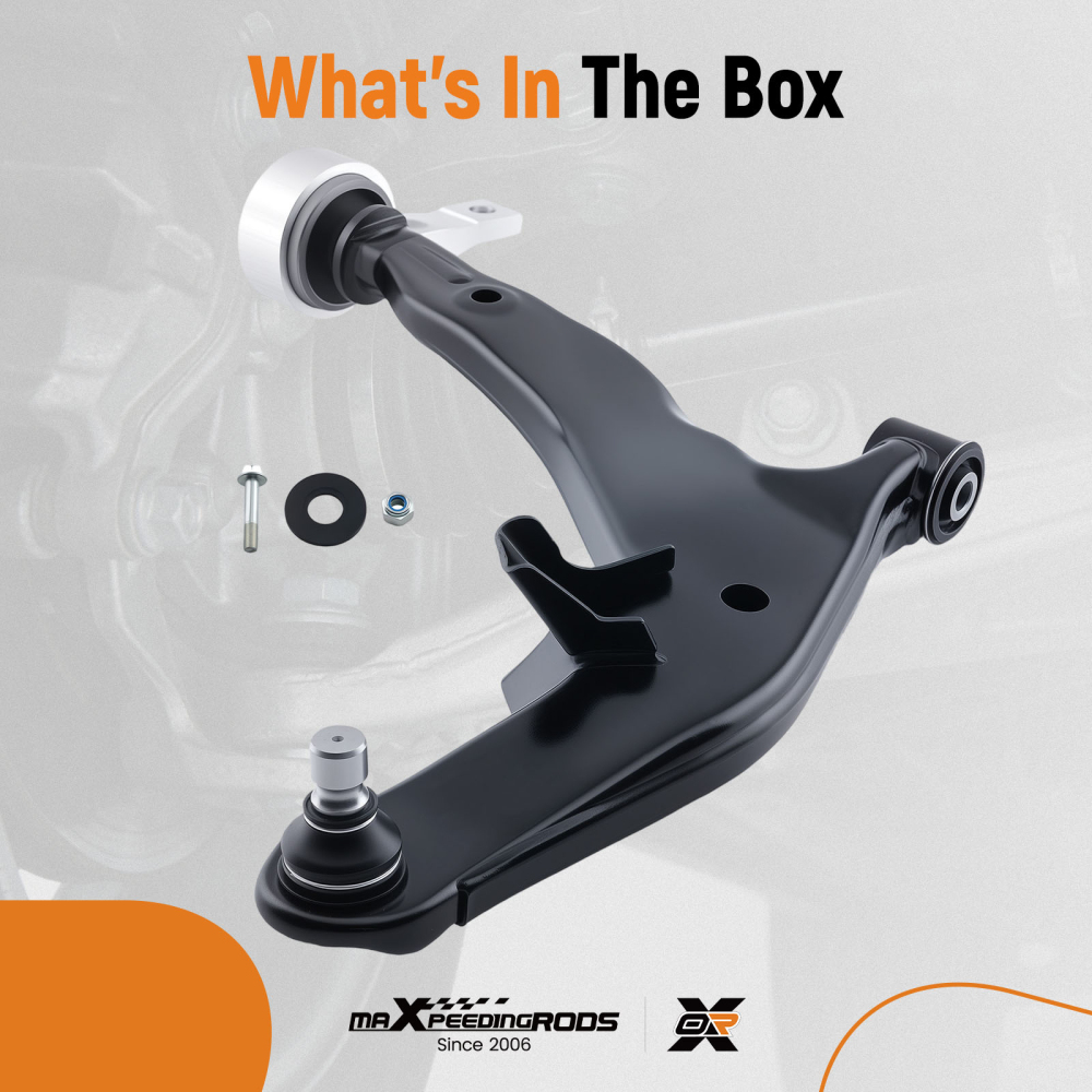 Front Lower Control Arm Assembly Passenger Side compatible for Nissan Murano 2003-2007